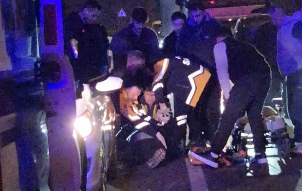 Yeni Hastane Kavşağında Korkutan Kaza: 1 yaralı