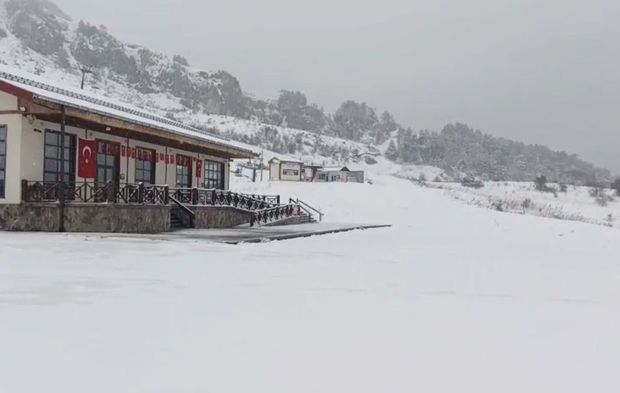 Keltepe, beyaza büründü