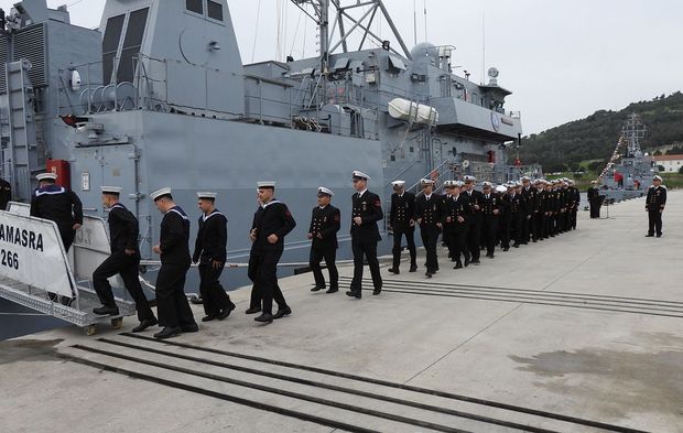 TCG Amasra Mayın Avlama Gemisi NATO Görevine Uğurlandı