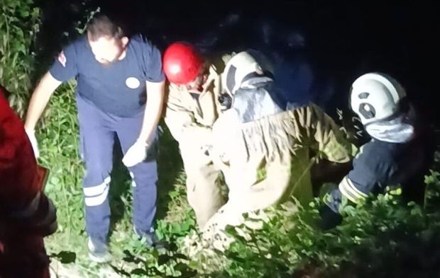 Tuvalet ihtiyacını gidermek isterken ırmağa düştü