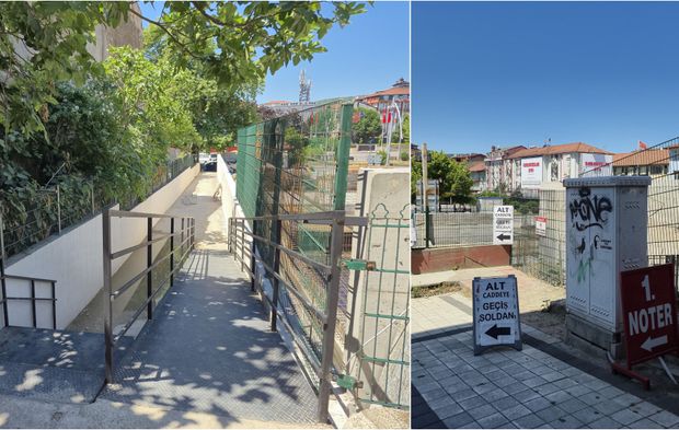 Eski Adliye Yoluna Giden Yayalar İçin Önemli Uyarı
