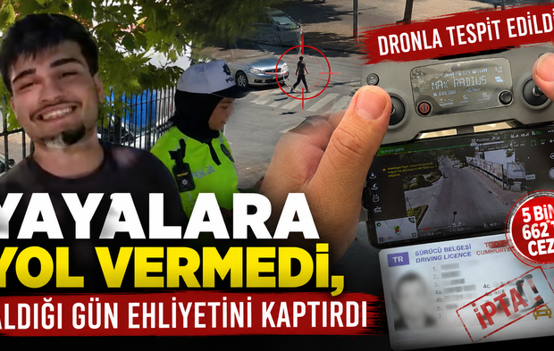 Türkiye’nin Konuştuğu Sürücü, Ehliyetini aldığı gün kaptırdı