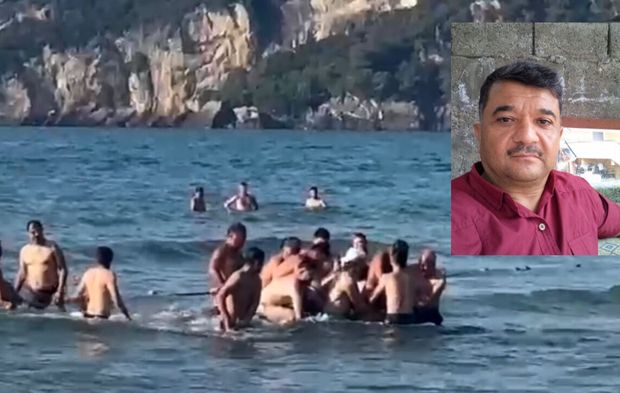 Denizde 3 kişiyi kurtarmaya çalışan emekli imam boğuldu
