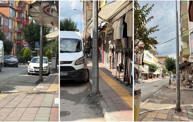 Kozcağız’ın ortasında yıllardır duran direkler tepki çekiyor