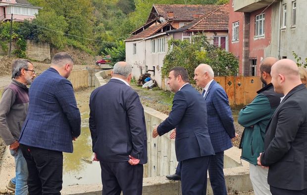 Ağu Deresi ve Eskihamidiye’de çalışmalar incelendi