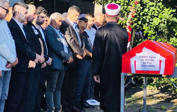 Bartın’da Kıbrıs Gazisi Ali Soyöz’e son görev