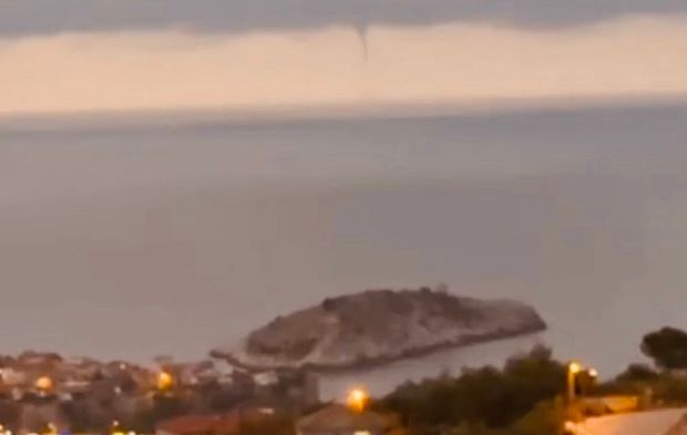 Amasra Açıklarında Hortum Kamerada
