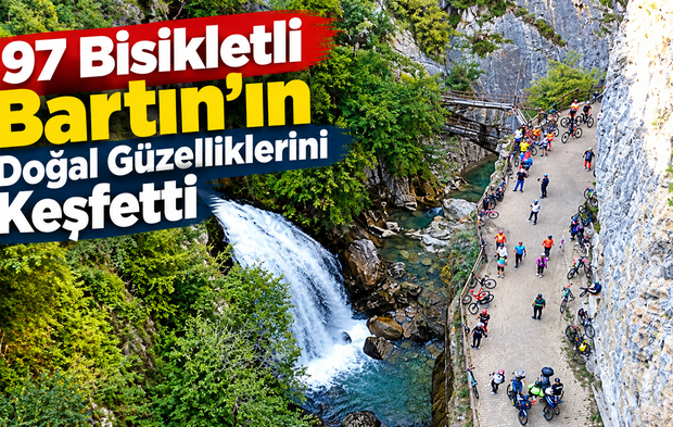 97 Bisikletli Bartın’ın Doğal Güzelliklerini Keşfetti