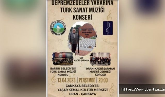 Depremzedeler Yararına Konser