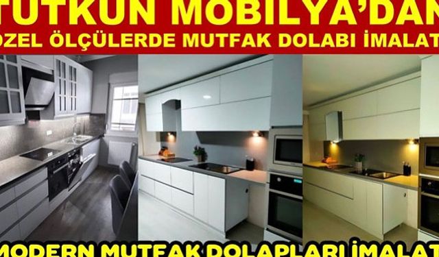 Modern Mutfak Dolabı Tutkun Mobilya’da