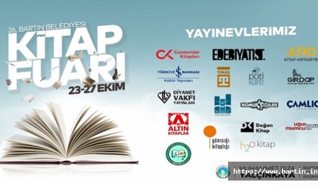 26.Bartın Kitap Fuarı Programı Belli Oldu