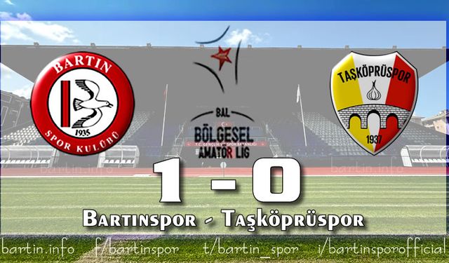 Bartınspor'dan Altın Değerinde 3 Puan: 1-0