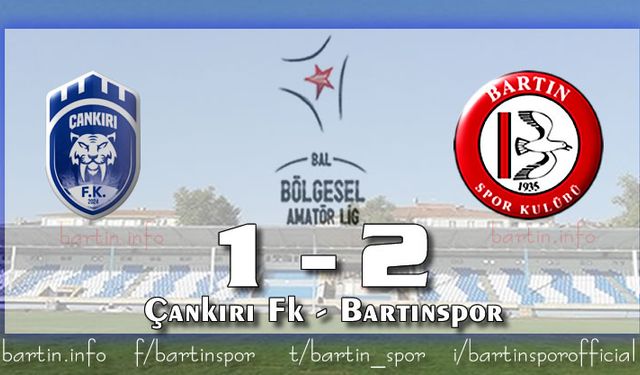 Bartınspor Çankırı'dan 3 Puanla Dönüyor: 1-2