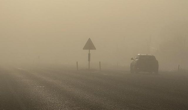 Bartın'da sis trafiği olumsuz etkiledi