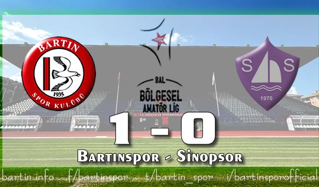 Bartınspor'dan Altın Değerinde 3 Puan: 1-0