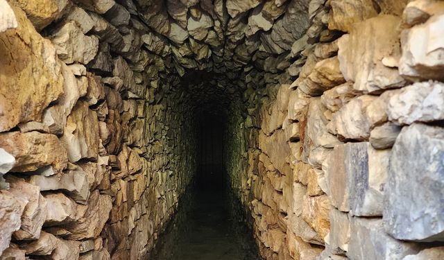 Okul inşaatında tarihi su sarnıcı bulundu