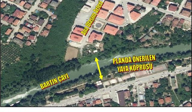 Bartın Irmağı'nın İlk Yaya Köprüsünde Pürüz Çıktı