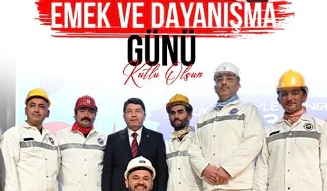 Bakan Tunç’tan 1 Mayıs Kutlaması