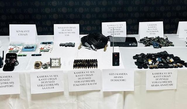 Sattığı casus kameraları gizlice izleyen zanlı tutuklandı