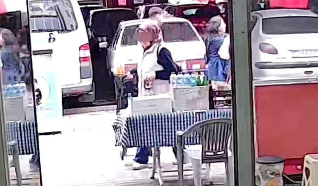 Önce kameralara sonra polise yakalandı