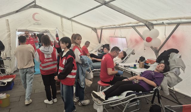 8 saatte 174 kişi kan bağışında bulundu