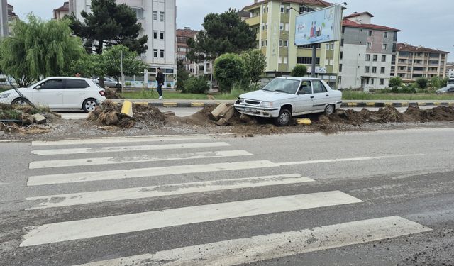 Kaza yapan sürücü aracı bırakıp kayıplara karıştı