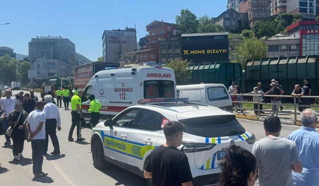 Yaya geçidinde kamyonun çarptığı kadın öldü