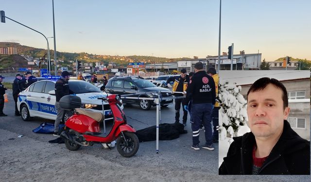 Satışa çıkardığı motosikletiyle kamyonun altında kaldı