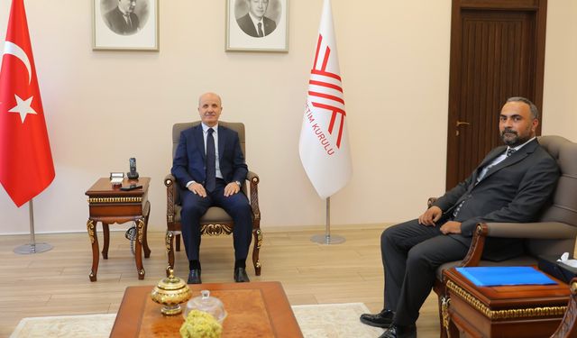 Rektör Akkaya'dan YÖK Başkanı Özvar’a ziyaret