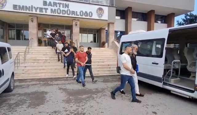 Bartın'da yasaklı madde operasyonu: 10 gözaltı