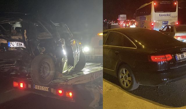 Lüks aracıyla çarptığı otomobili hurdaya çevirdi: 1 Ölü
