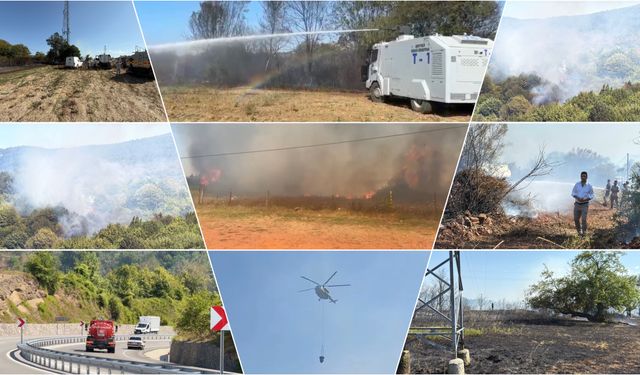 Valilik Açıkladı; Bartın’da Eş Zamanlı 11 Yangın