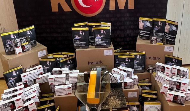 Bartın’da 12 Bin Adet Boş Makaron Ele Geçirildi