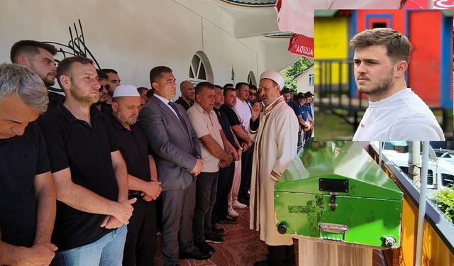 Kaza kurşunuyla hayatını kaybeden gençlik kolları başkanı toprağa verildi