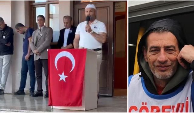 Görev yaptığı okula bu kez tabut içerisinde getirildi