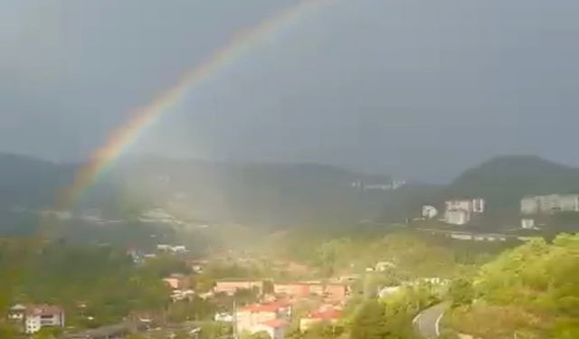 Amasra'da yağmur sonrası renk cümbüşü