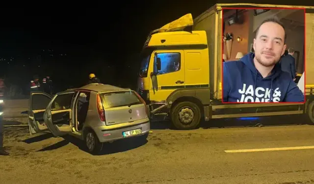 Kamyonun çarptığı otomobilin sürücüsü öldü