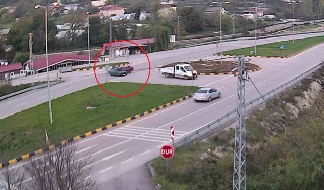 6 kişinin yaralandığı kazanın görüntüleri ortaya çıktı