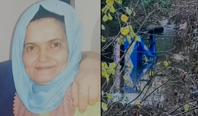 Tekerleği kopan tarım aracı dereye uçtu: 1 ölü, 1 yaralı