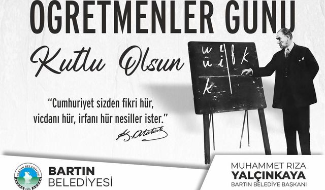 Başkan Yalçınkaya’dan 24 Kasım Öğretmenler Günü Mesajı