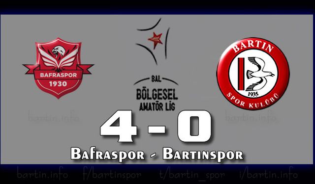 Bartınspor'da Hoca Gitti, Düşüş Devam Ediyor: 4-0