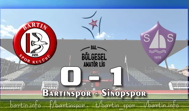 Bartınspor tarihinin en kötü devrini yaşıyor: 0-1