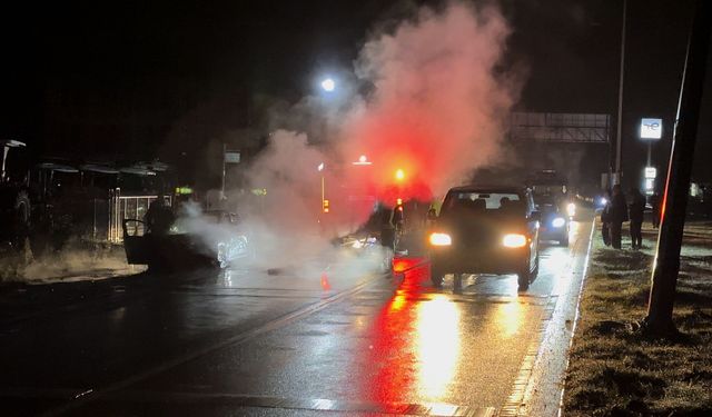 Bartın otogarda hareketli gece