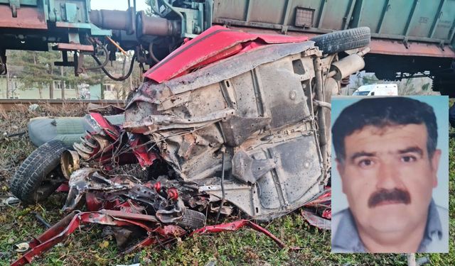 Hemzemin geçitte trenin çarptığı otomobil sürücüsü öldü