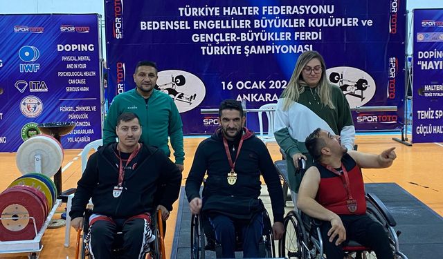Bartınlı Sporculardan Halter Şampiyonası’nda Büyük Başarı