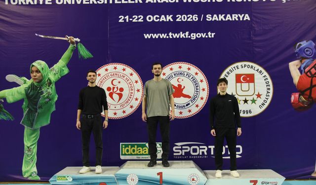 BARÜ’lü Sporculardan Wushu'da 3 Madalya