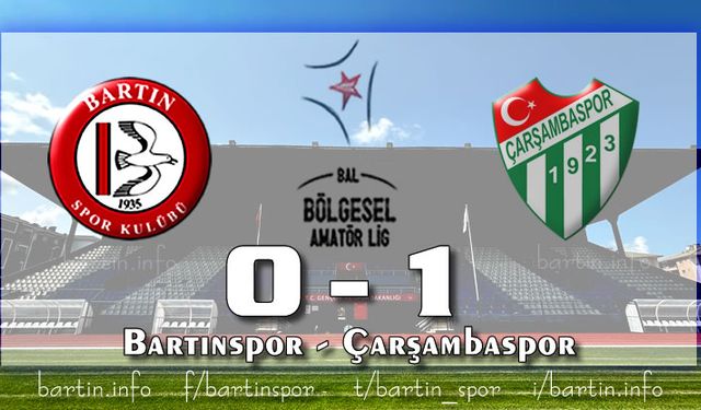Yeni Bartınspor Taraftarıyla Buluştu Ama Puan Yok: 0-1