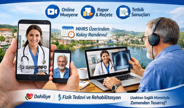 Bartın’da Hastaneye Gitmeden Muayene İmkanı