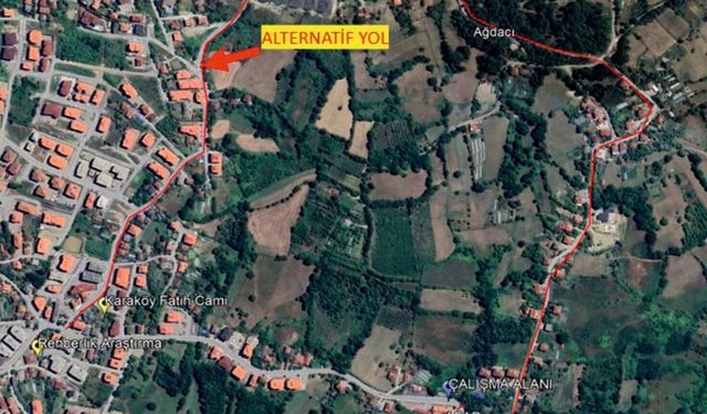 Dikkat ! Yol Kapatılıyor