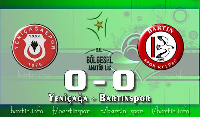 Bartınspor Yeniçağa Engeline Takıldı: 0-0